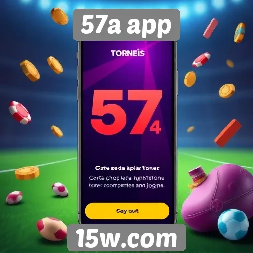 Plataforma 57a app oferece torneios com prêmios interessantes